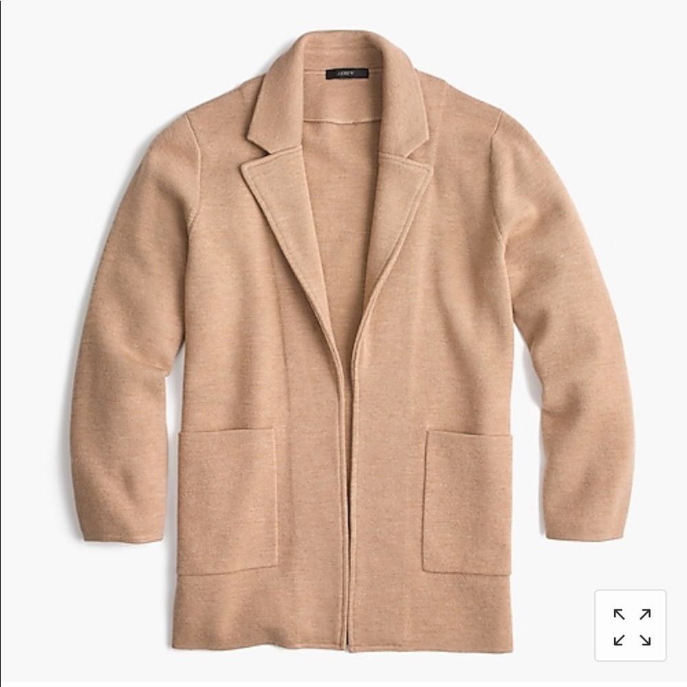 J Crew Sophie open-front sweater-blazer